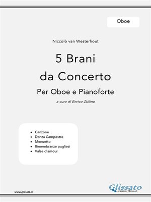cover image of 5 Brani da Concerto (N.van Westerhout) VolumeOboe